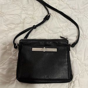 Enzo Angolini Black Crossbody Bag